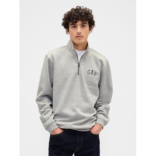 Relaxed Gap Logo Quarter-Zip Sweatshirt