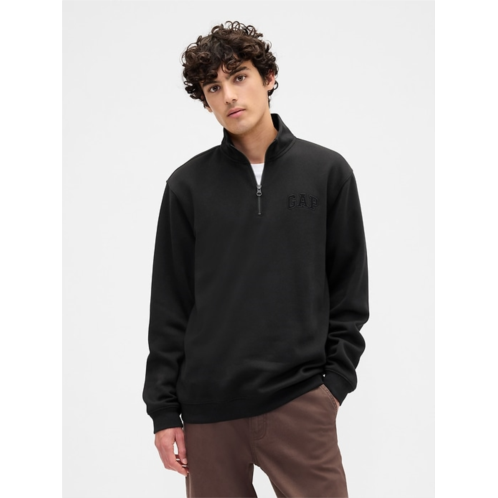 Relaxed Gap Logo Quarter-Zip Sweatshirt