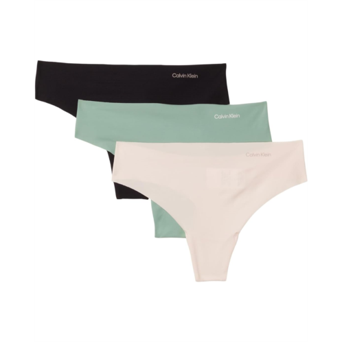Womens Calvin Klein Underwear Invisibles 3-Pack Thong