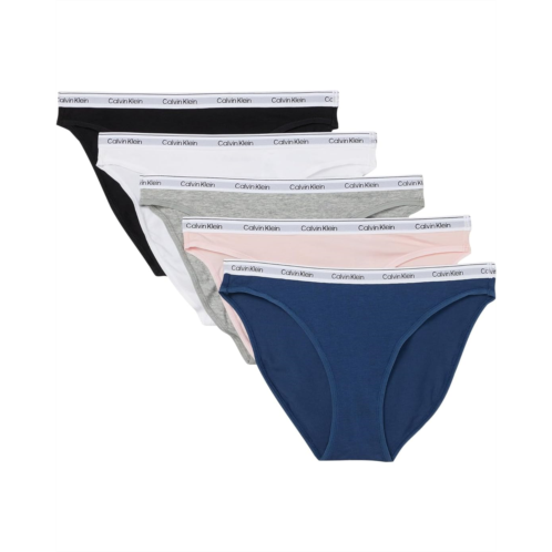 Womens Calvin Klein Underwear Icon Logo 5-Pack Bikini