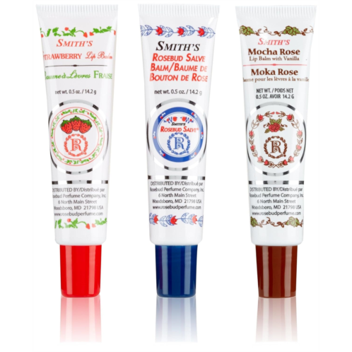 Rosebud Medley Of Lip Balm Tubes 0.5 Ounce 2.4 Count