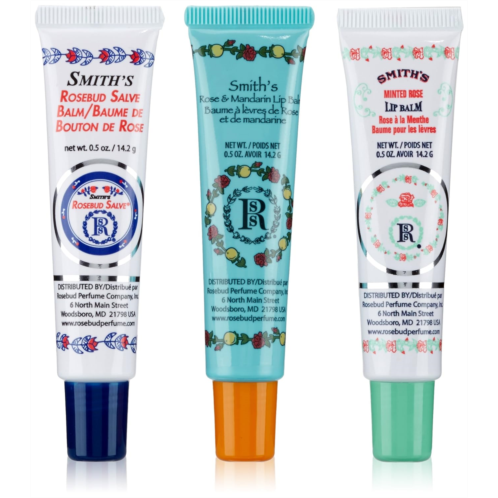 Rosebud Lip Balm Trio