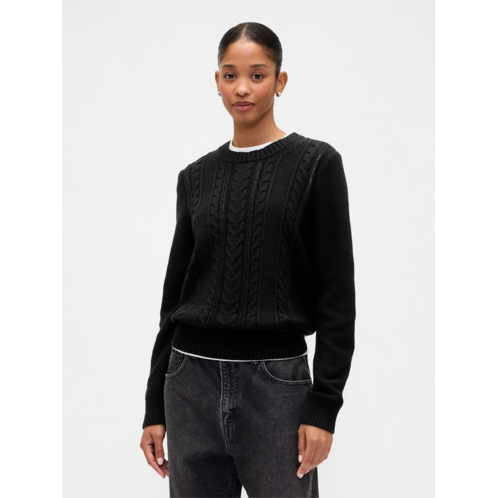 Gap Cable-Knit Crewneck Sweater