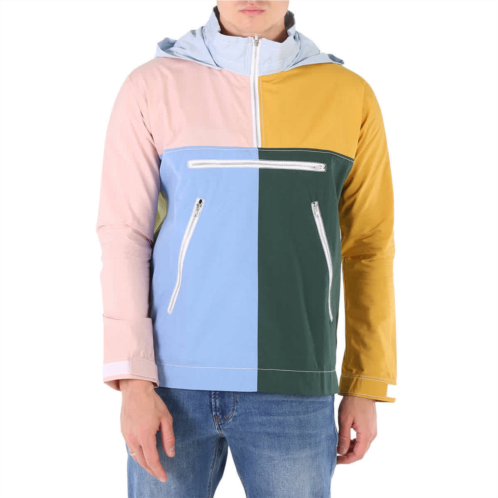 Comme Des Garcons mens green colour-block jacket