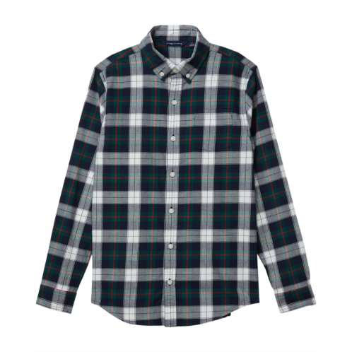 Janie and Jack Twill Plaid Woven Top (Toddler/Little Kid/Big Kid)