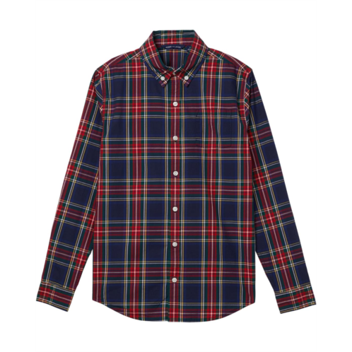 Janie and Jack Plaid Poplin Button Down Top (Toddler/Little Kid/Big Kid)