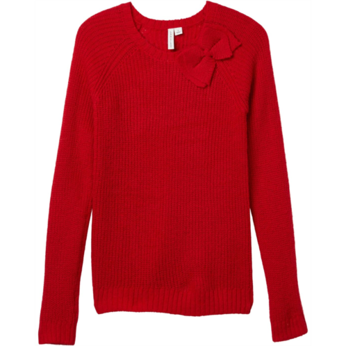 Janie and Jack Bow Shoulder Sweater (Toddler/Little Kids/Big Kids)