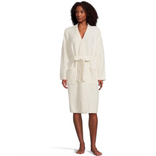 Womens Barefoot Dreams Cozychic Luxe Robe with Rib Detail