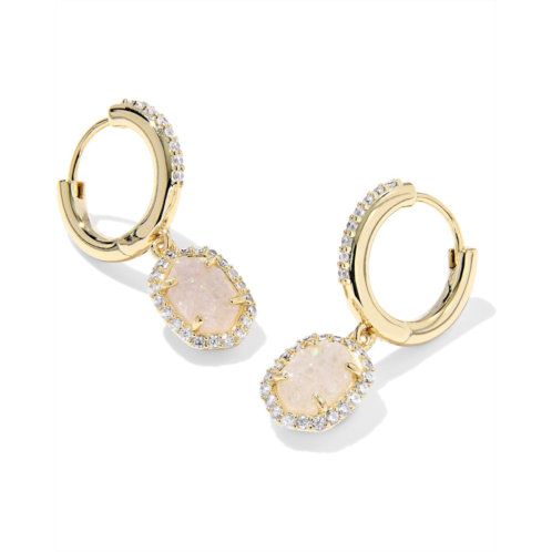 Kendra Scott Daphne Crystal Frame Huggie Earrings