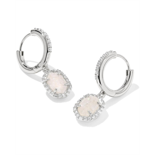 Kendra Scott Daphne Crystal Frame Huggie Earrings