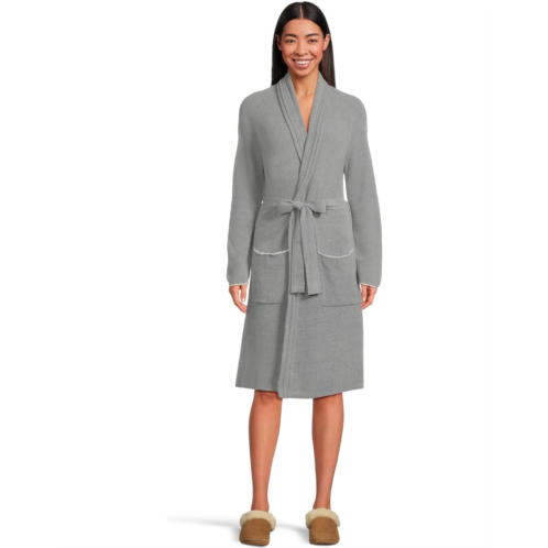 Womens Barefoot Dreams Scallop Ribbed Robe