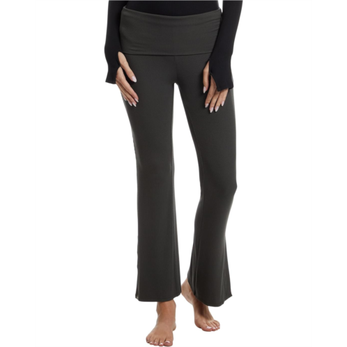Womens Barefoot Dreams Ultra Soft Rib Fold Over Pant