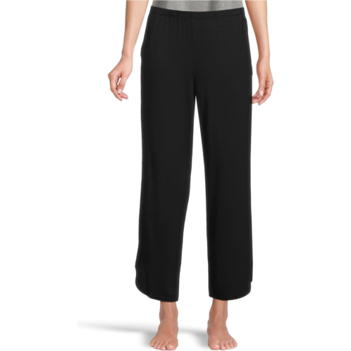 Womens Barefoot Dreams Ultra Soft Jersey Curved Hem Cropped Pant