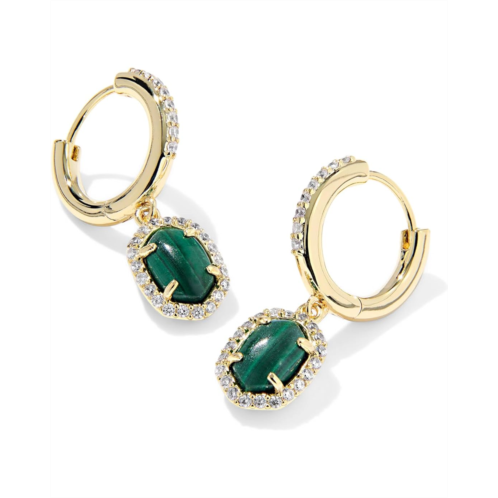 Kendra Scott Daphne Crystal Frame Huggie Earrings