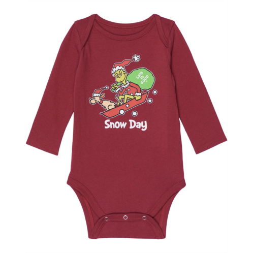 Life is Good Grinch and Max Snow Day Long Sleeve Tee (Infant)