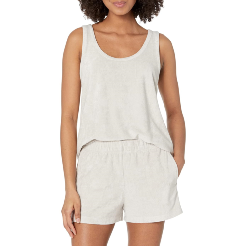 Barefoot Dreams CozyTerry and Luxechic Mix Tank and Shorts Set