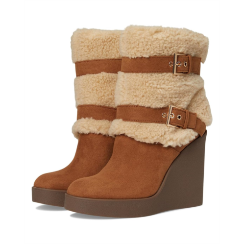 Womens Jessica Simpson Meztyn Shearling Wedge Bootie