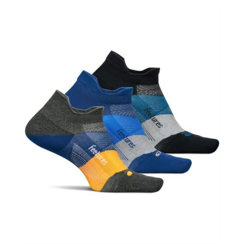 Unisex Feetures Elite Light Cushion No Show Tab 3-Pair Pack