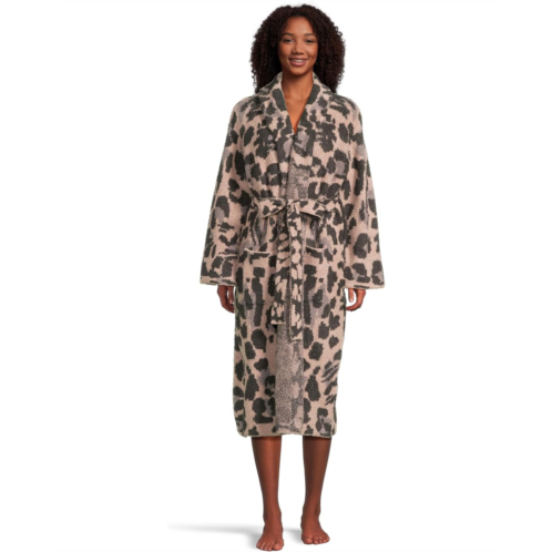 Womens Barefoot Dreams Cozychic Exploded Leopard Adult Robe