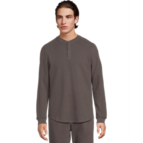Mens Barefoot Dreams Waffle Thermal Henley