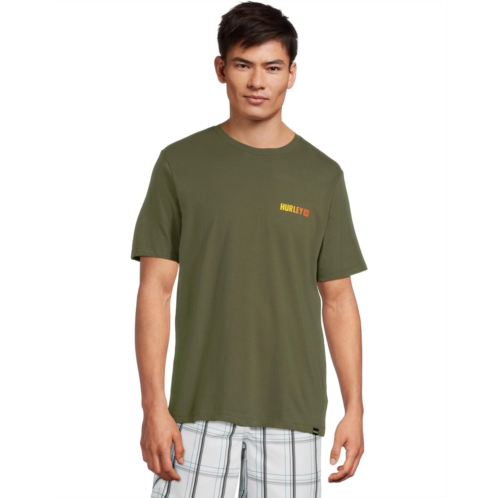 Mens Hurley Fern Gradient Short Sleeve