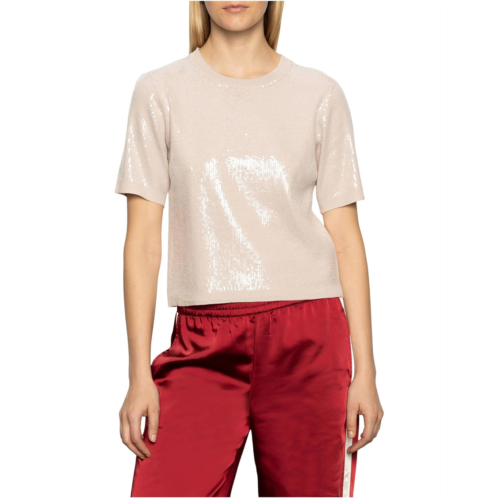 Womens Sanctuary Sparkle Sequin Sweater