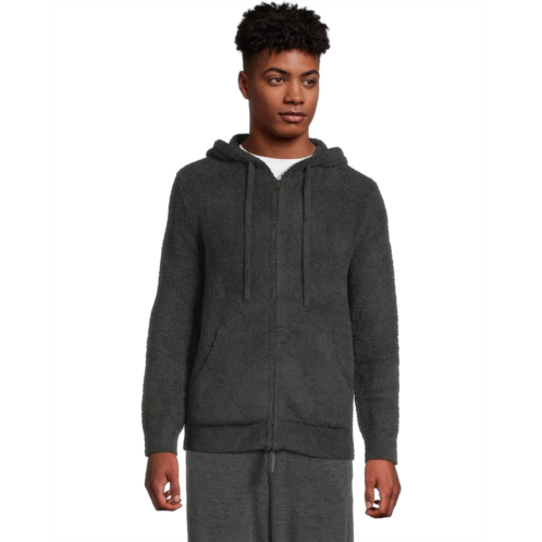 Unisex Barefoot Dreams Cozychic Unisex Skull & Bones Zip up Hoodie