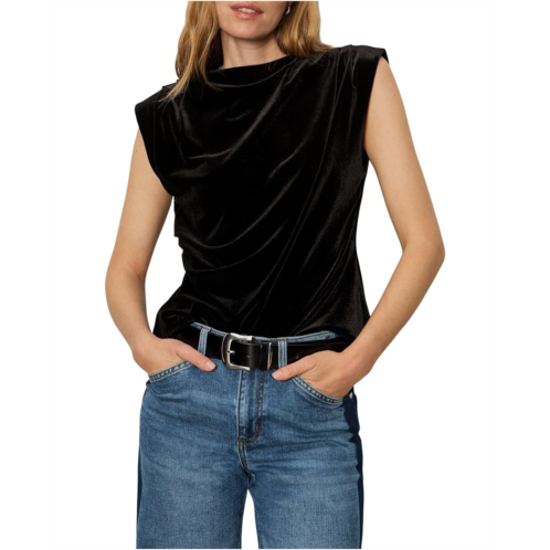 Womens Sanctuary Pleated Sleeveless Top