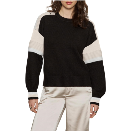 Womens Sanctuary Sporty Stripe Crewneck