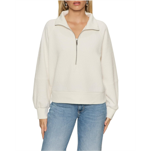 Womens Sanctuary Textured Zip Up Popover