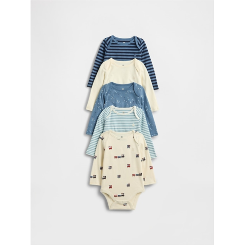 Gap Baby First Favorites Organic Cotton Bodysuit (5-Pack)