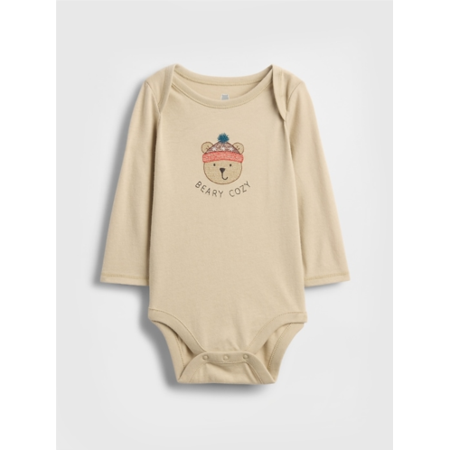Gap Baby First Favorites Organic Cotton Graphic Bodysuit