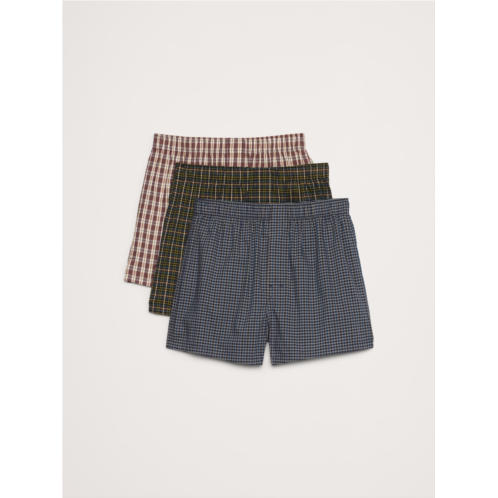 Bananarepublic Plaid Signature Boxer 3-Pack