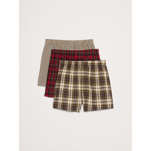 Bananarepublic Plaid Signature Boxer 3-Pack