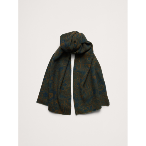 Bananarepublic Floral Wool-Blend Scarf
