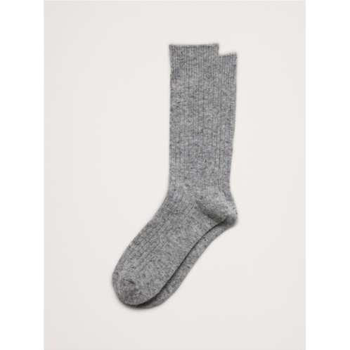 Bananarepublic Donegal Ribbed Sock with Wool