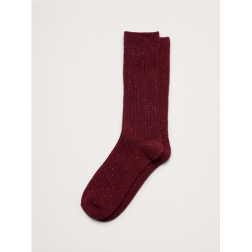 Bananarepublic Donegal Ribbed Sock with Wool