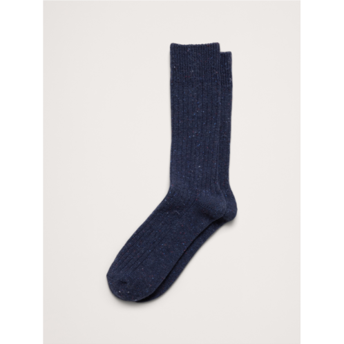 Bananarepublic Donegal Ribbed Sock with Wool
