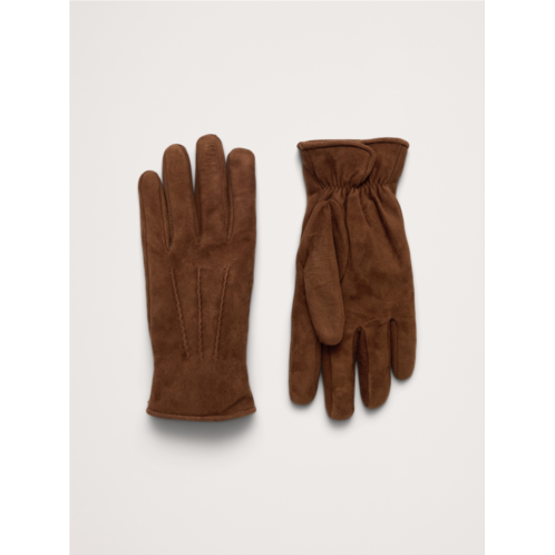 Bananarepublic Italian Suede Cashmere-Lined Gloves