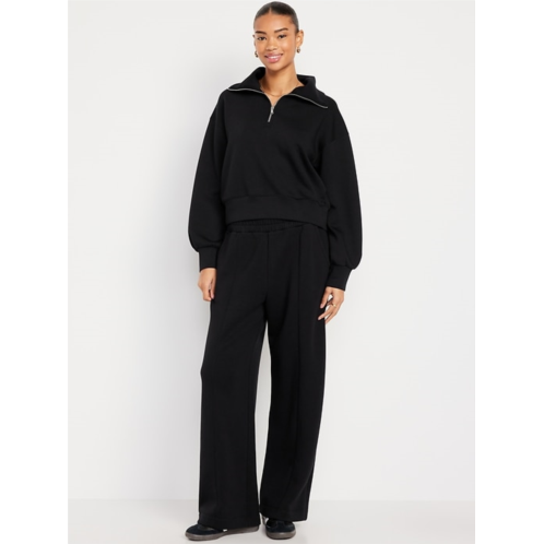 OldNavy High-Waisted Bounce Fleece Wide-Leg Sweatpants
