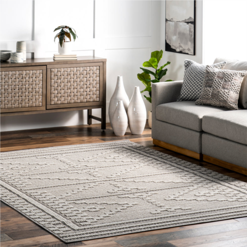 NuLOOM medora textured contemporary area rug