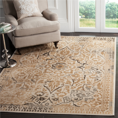 Safavieh vintage machine made area rug creme traditional style