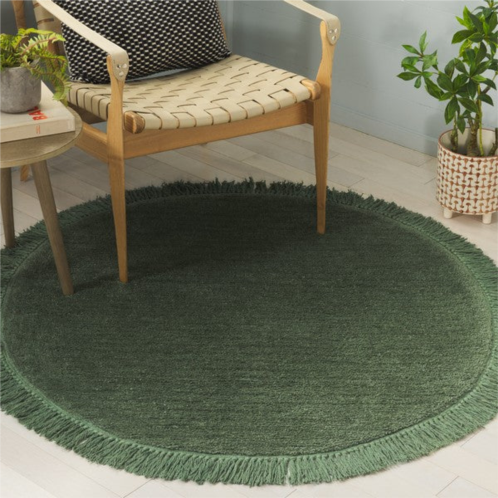 Safavieh vermont hand made area rug green shag flokati style