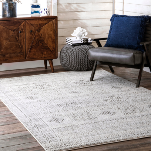 NuLOOM blake textured patchwork area rug