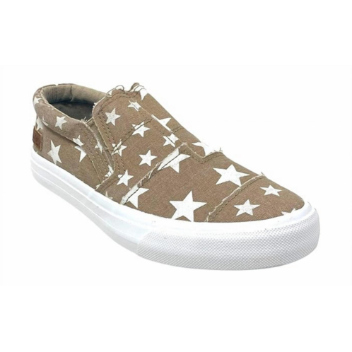 BLOWFISH womens maddox sneakers in cream coffee galaxy