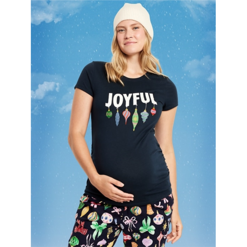 OldNavy Maternity Holiday-Graphic Crew-Neck T-Shirt