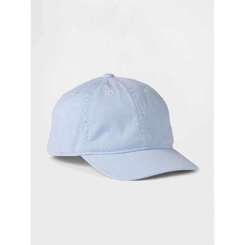 Gap Kids Pinstripe Denim Baseball Hat
