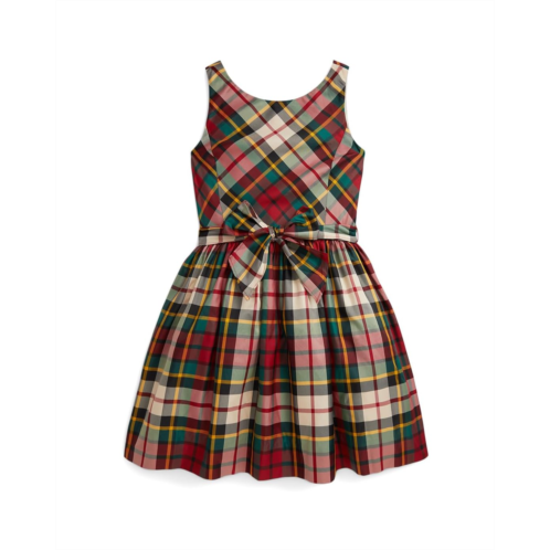 Polo Ralph Lauren Kids Plaid Taffeta Dress (Big Kid)