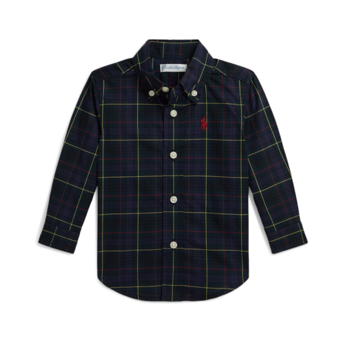 Polo Ralph Lauren Kids Plaid Cotton Poplin Shirt (Infant)