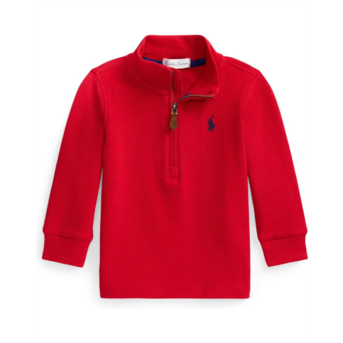 Polo Ralph Lauren Kids Estate-Rib Quarter-Zip Pullover (Infant)